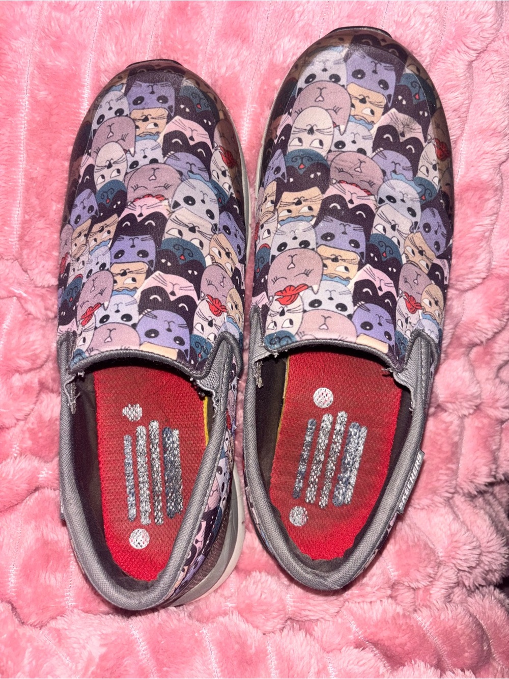 Skechers Slip Resistant Air Cooled Memory Foam Cat Sneakers